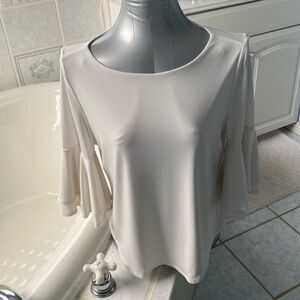 Grace Elements large cream blouse